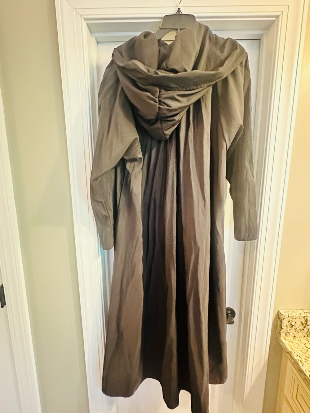 Vintage Maralyce Ferree Hooded Cloak w/Pockets & Button Cloak Cape  Large USA - Picture 5 of 14